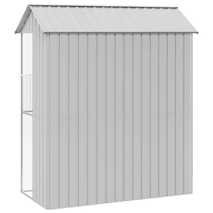 Fuglebur Grå 215 x 110 x 247 cm Galvaniseret stål