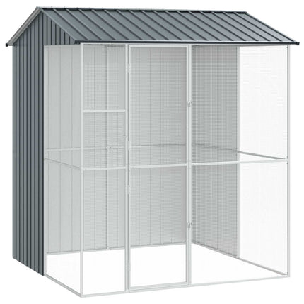 Fuglebur Antracit 215 x 210 x 247 cm Galvaniseret stål
