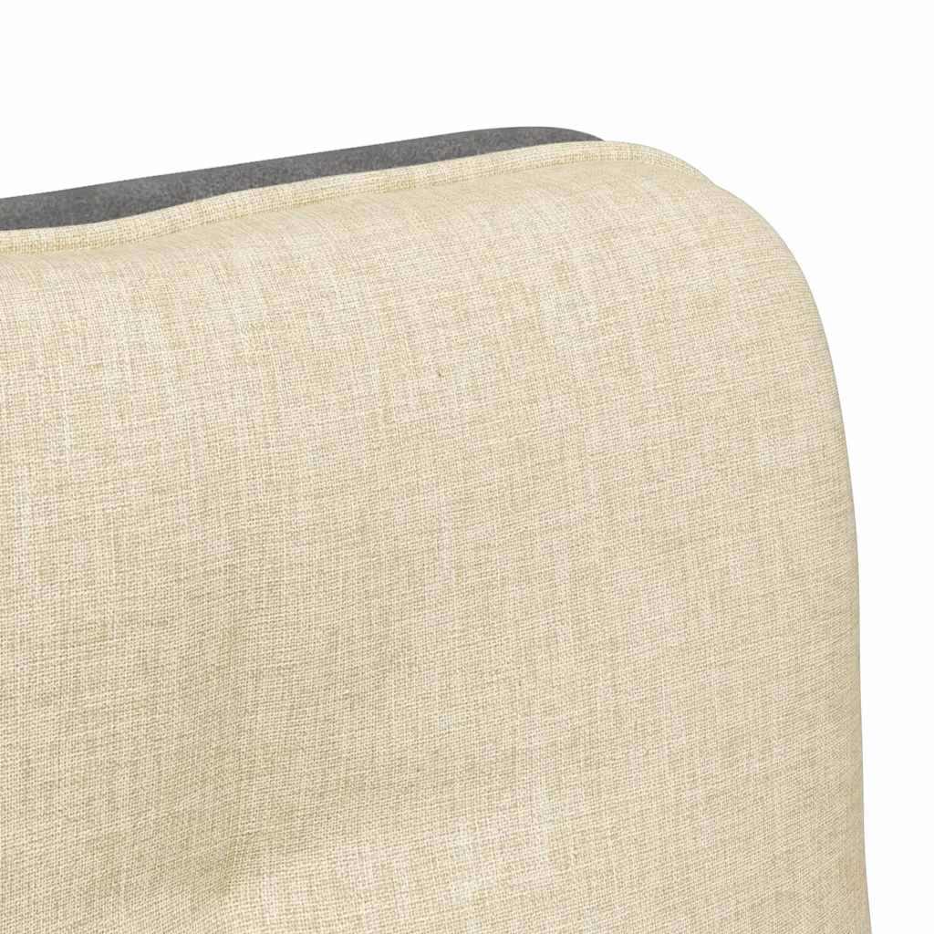 drejelig kontorstol stof cremefarvet