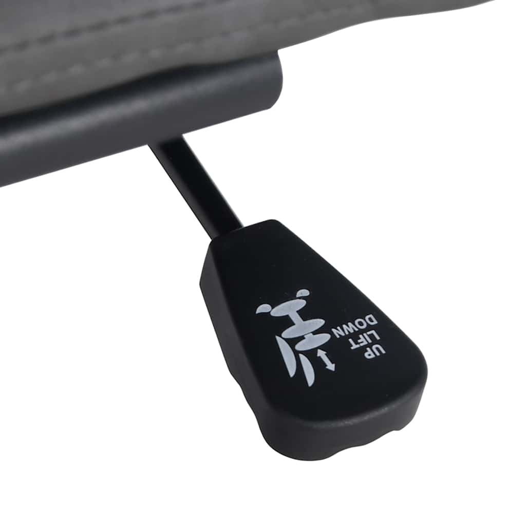 drejelig kontorstol stof blå