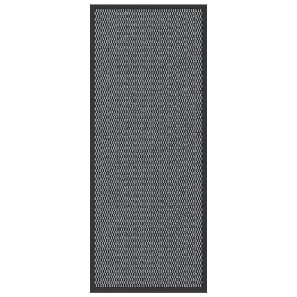 dørmåtte 60x150 cm antracitgrå billede