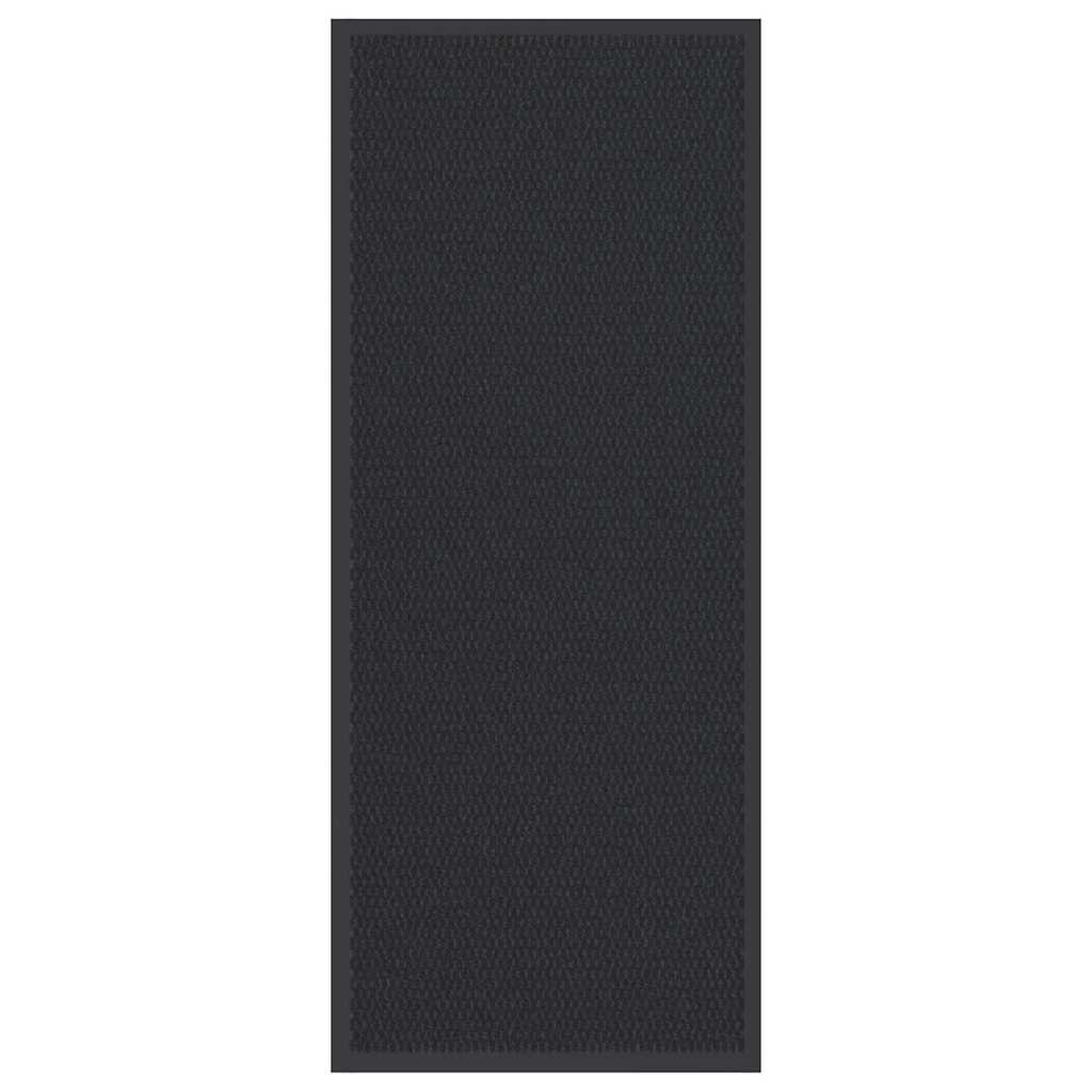 dørmåtte 60x150 cm sort billede