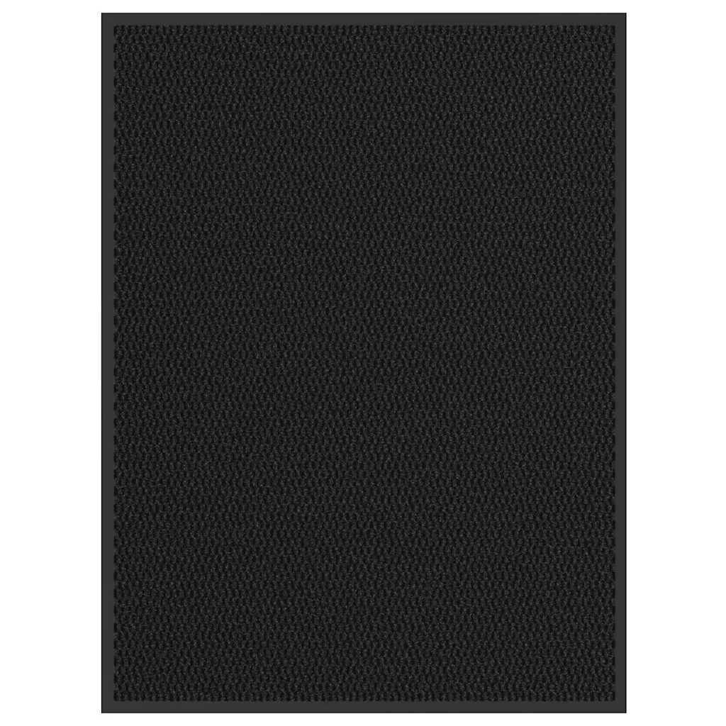 dørmåtte 80x120 cm sort