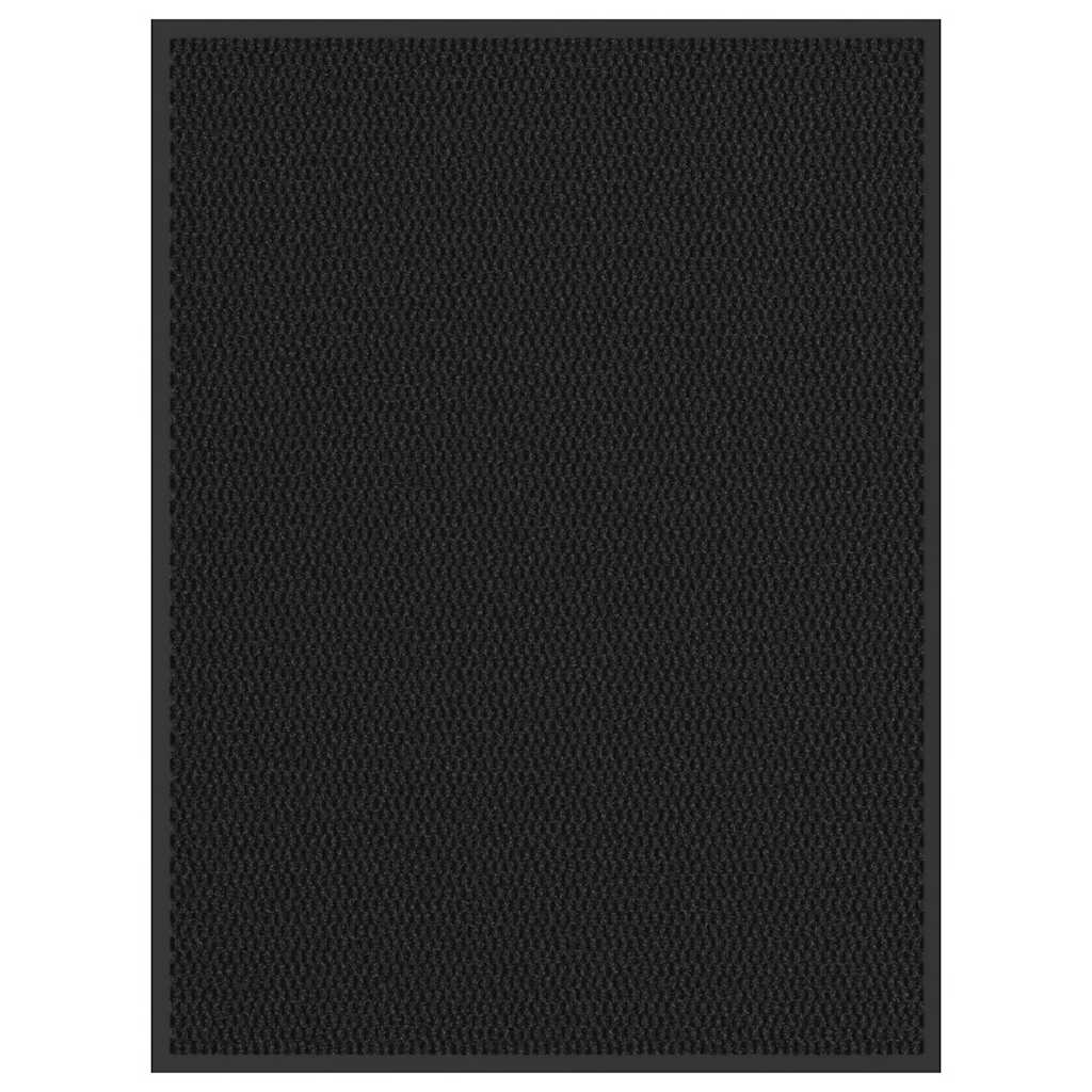 Dørmåtte Sort 90x120 cm billede