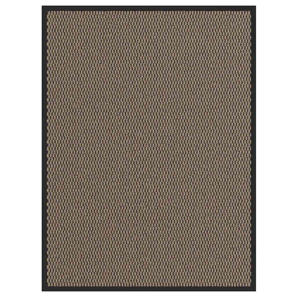 dørmåtte 80x120 cm brun billede