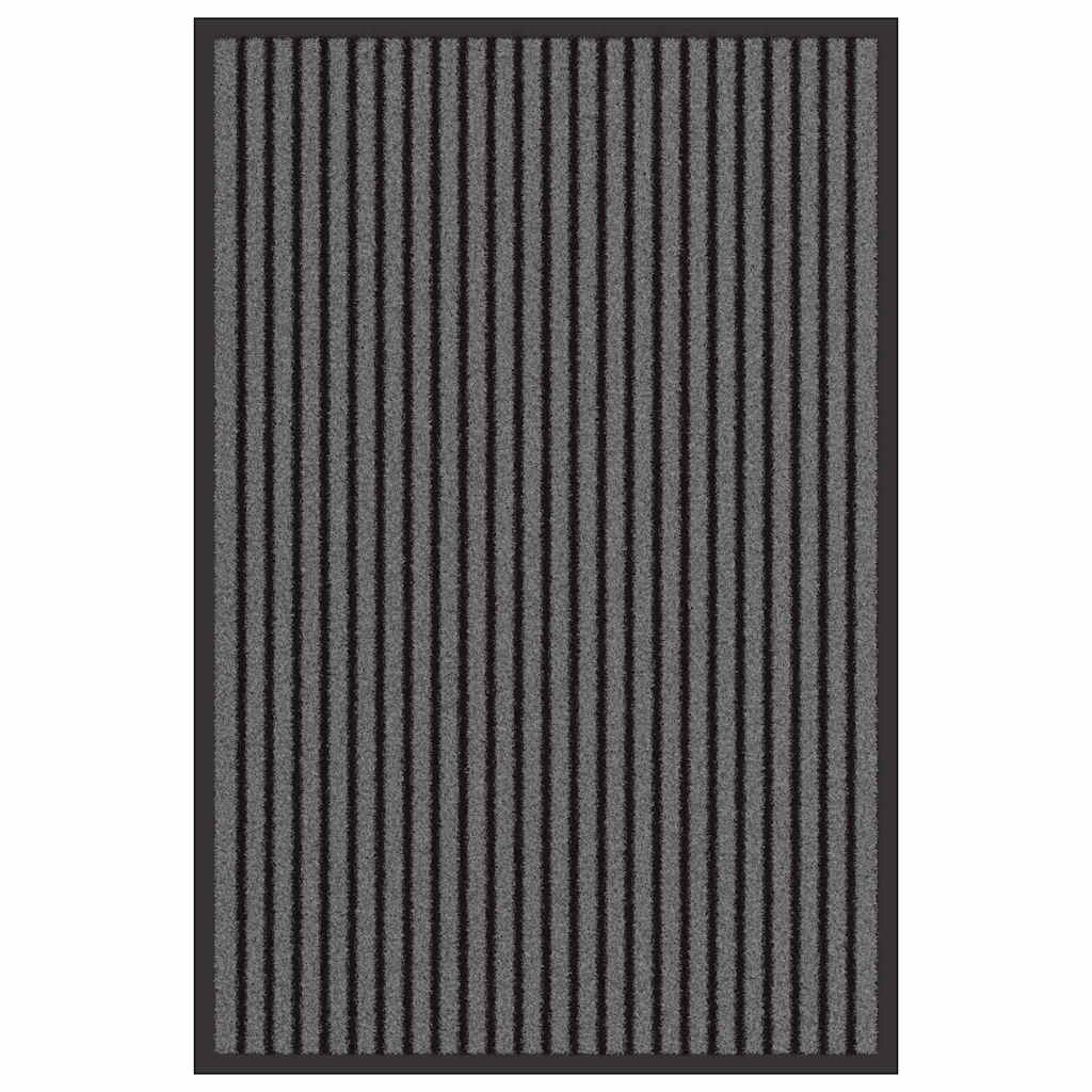 Dørmåtte i polypropylen - sort 60 × 90 cm