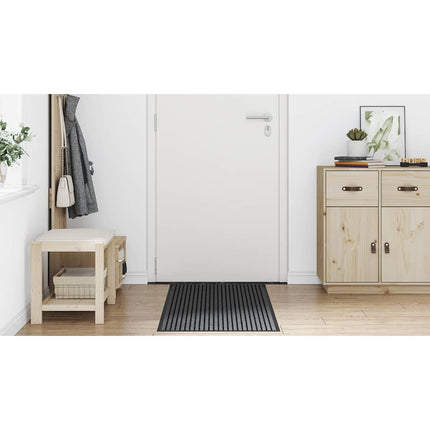 Dørmåtte Sort 60 x 150 cm Polypropylen