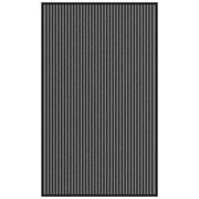 Dørmåtte Stribe Sort og Grå 90x150 cm