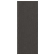 Dørmåtte Stribe Sort og Grå 115x300 cm