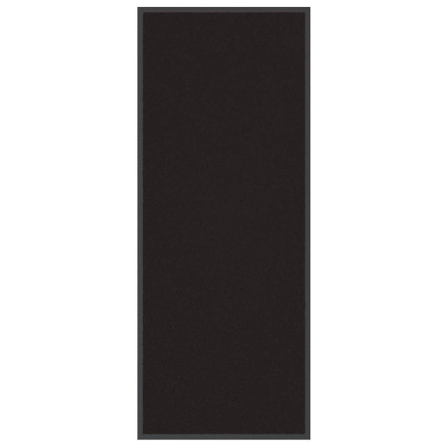 dørmåtte 60x150 cm sort