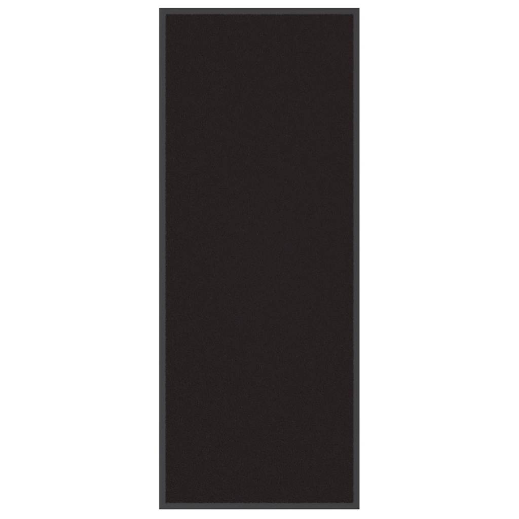 dørmåtte 60x150 cm sort billede