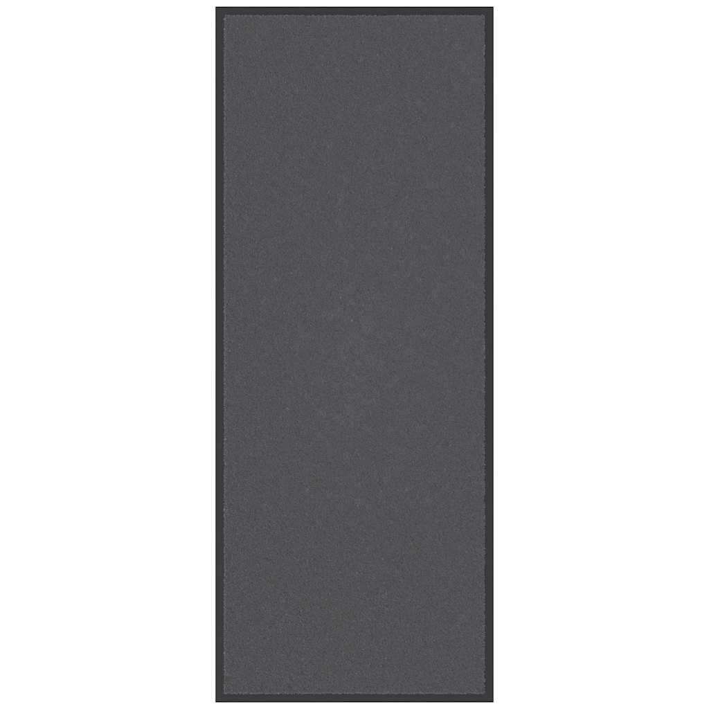 dørmåtte 60x150 cm antracitgrå billede