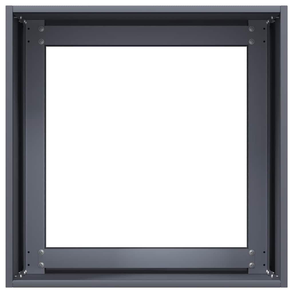 plantekasse 40x40x40 cm koldvalset stål antracitgrå