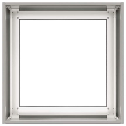 plantekasse 40x40x40 cm rustfrit stål