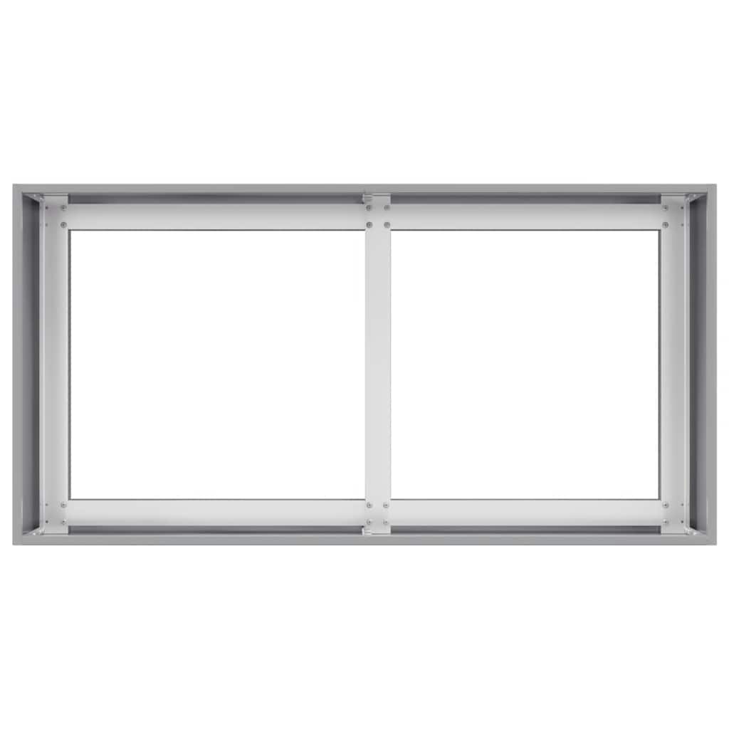 plantekasse 80x40x40 cm galvaniseret stål