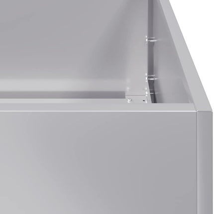 plantekasse 120x40x40 cm galvaniseret stål