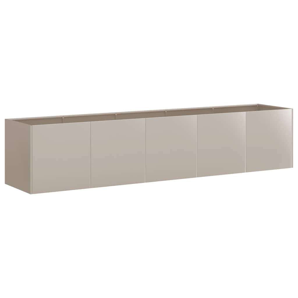 plantekasse rustfarvet 200x40x40 cm forvitringsstål