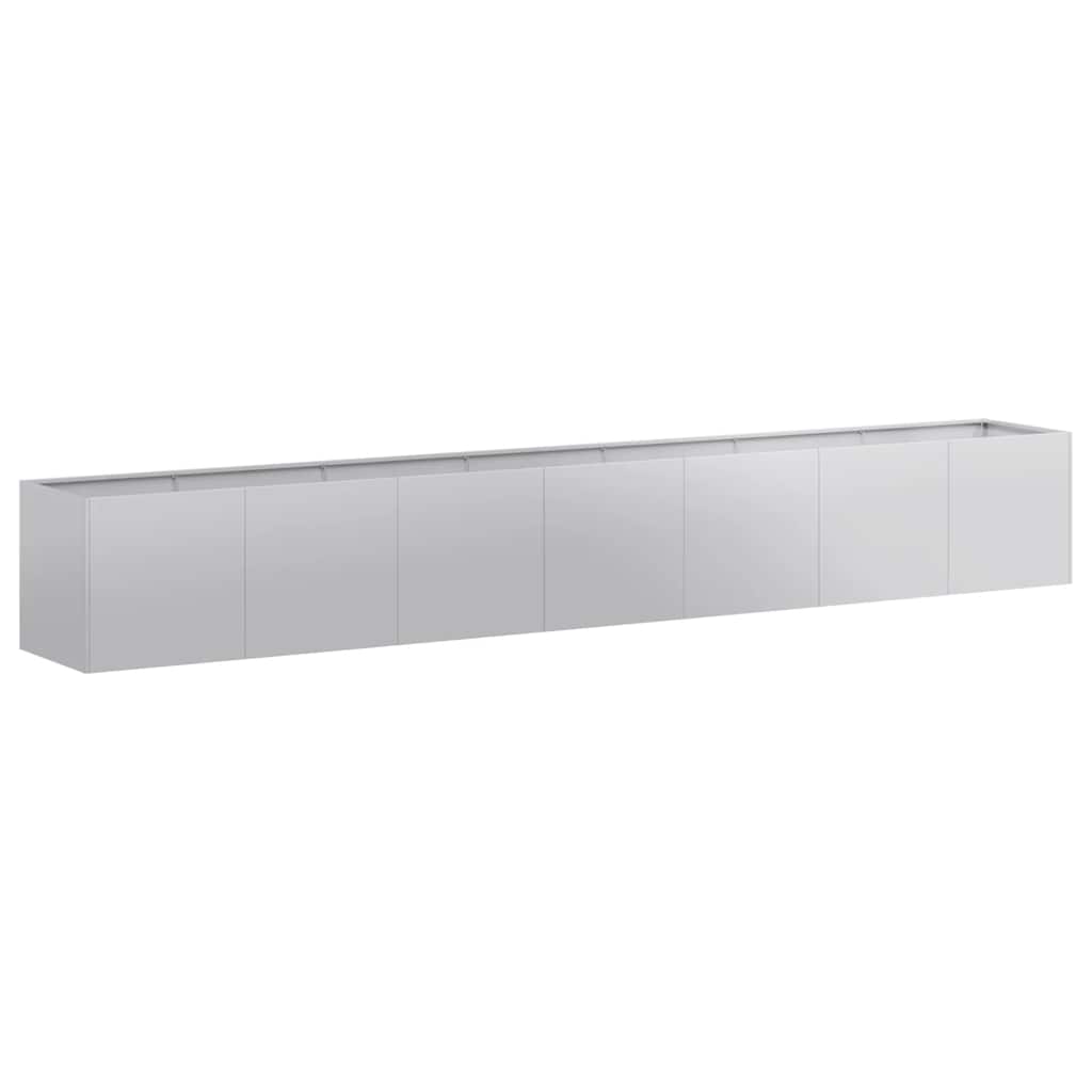 plantekasse 280x40x40 cm galvaniseret stål