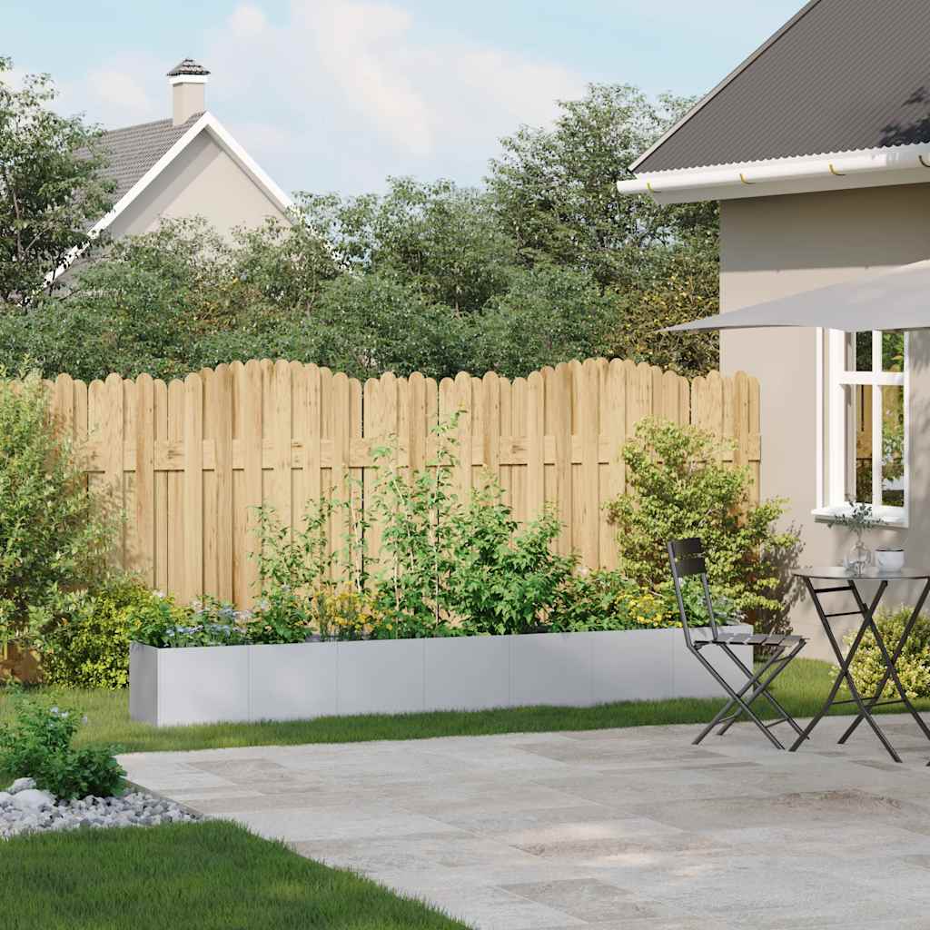 plantekasse 280x40x40 cm galvaniseret stål