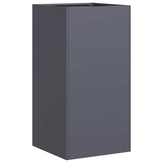 plantekasse 40x40x80 cm koldvalset stål antracitgrå