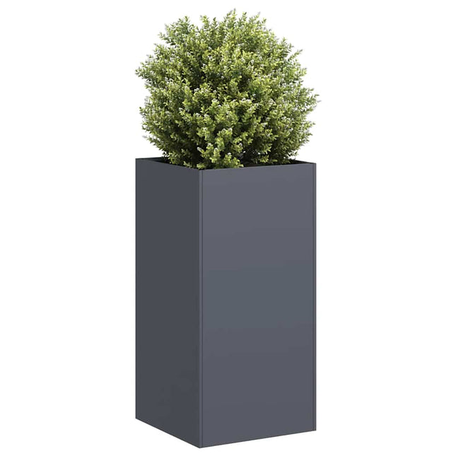 plantekasse 40x40x80 cm koldvalset stål antracitgrå