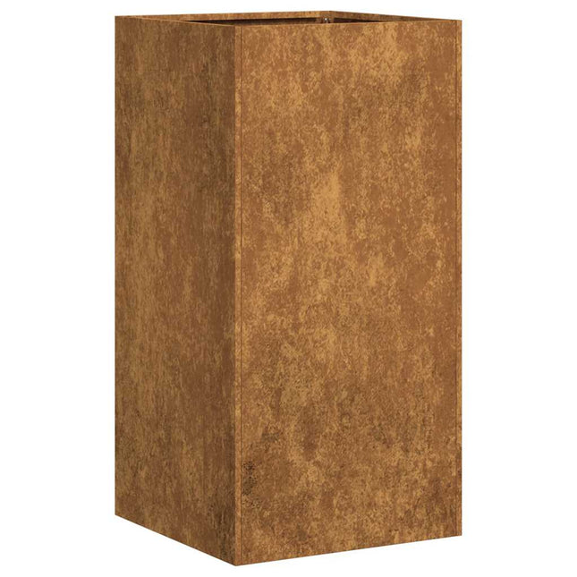 plantekasse rustfarvet 40x40x80 cm forvitringsstål