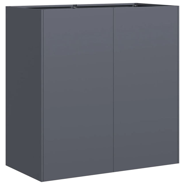 plantekasse 80x40x80 cm koldvalset stål antracitgrå