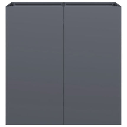plantekasse 80x40x80 cm koldvalset stål antracitgrå