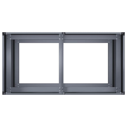 plantekasse 80x40x80 cm koldvalset stål antracitgrå