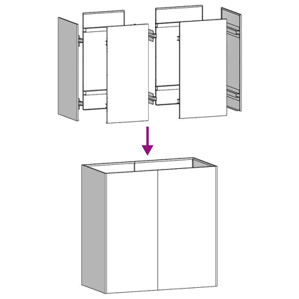 plantekasse 80x40x80 cm koldvalset stål antracitgrå