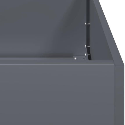 plantekasse 80x40x80 cm koldvalset stål antracitgrå