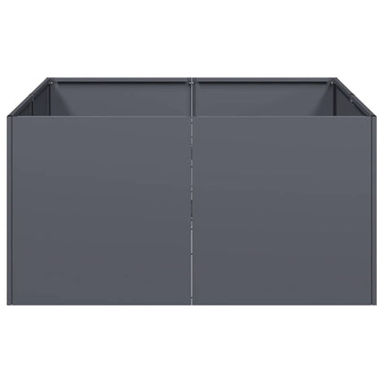 plantekasse 80x80x40 cm koldvalset stål antracitgrå