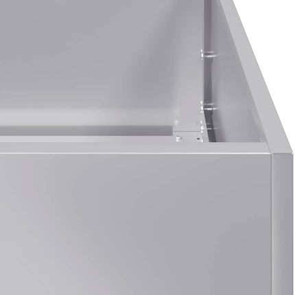 plantekasse 80x80x40 cm galvaniseret stål