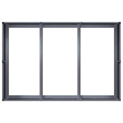 plantekasse 120x80x40 cm stål antracitgrå