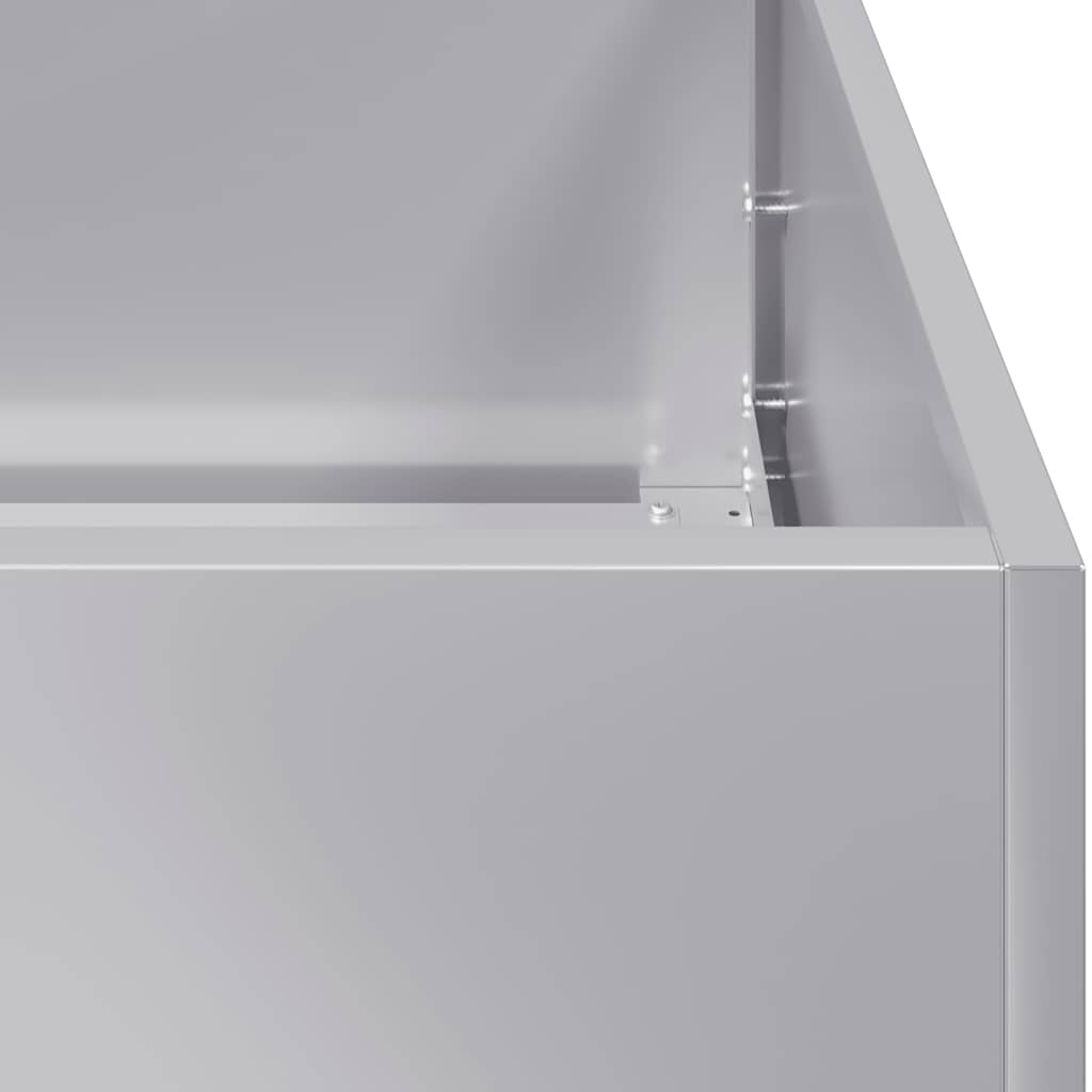 plantekasse 120x80x40 cm galvaniseret stål