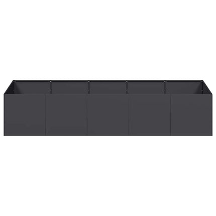 plantekasse 200x80x40 cm stål sort