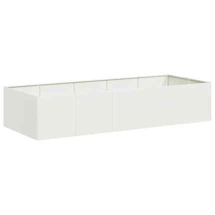 plantekasse 200x80x40 cm stål hvid