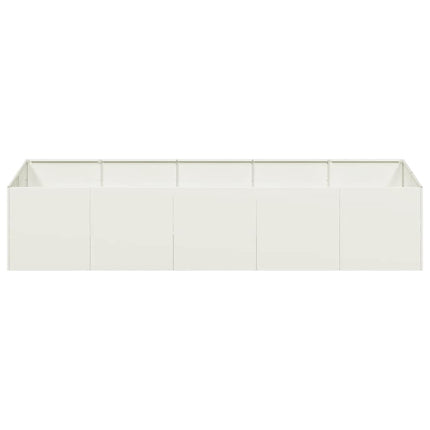 plantekasse 200x80x40 cm stål hvid