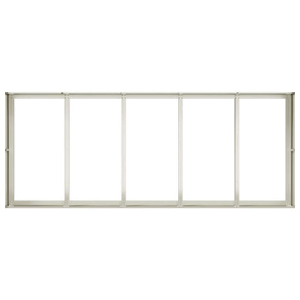 plantekasse 200x80x40 cm stål hvid