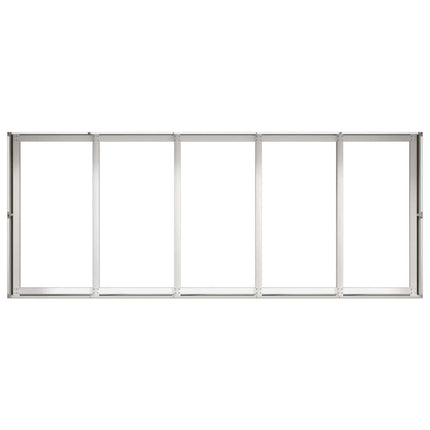 plantekasse 200x80x40 cm rustfrit stål