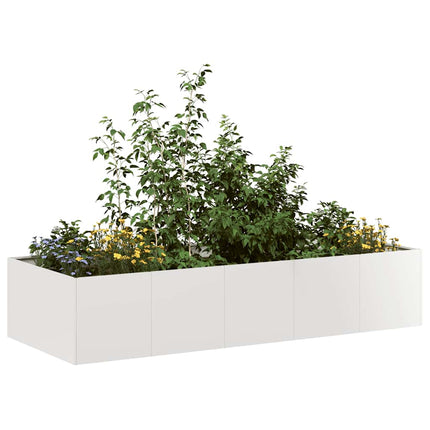 plantekasse 200x80x40 cm rustfrit stål