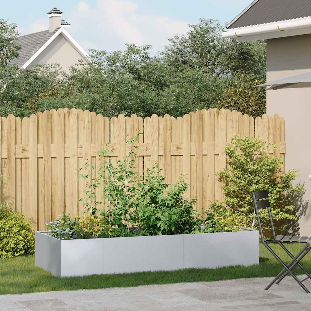 plantekasse 200x80x40 cm galvaniseret stål