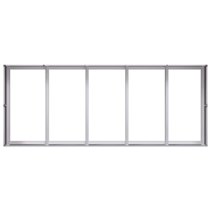 plantekasse 200x80x40 cm galvaniseret stål