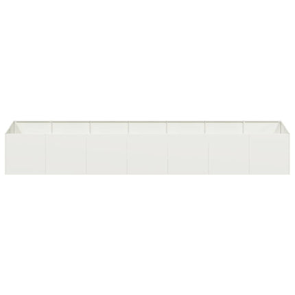 plantekasse 280x80x40 cm stål hvid