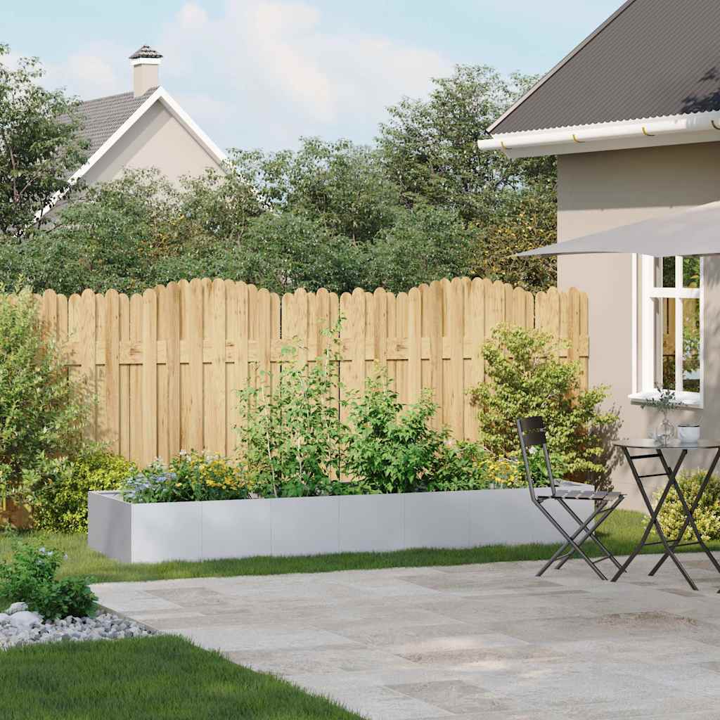 plantekasse 280x80x40 cm galvaniseret stål