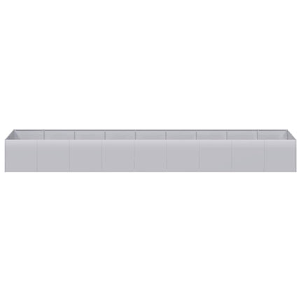 plantekasse 360x80x40 cm galvaniseret stål