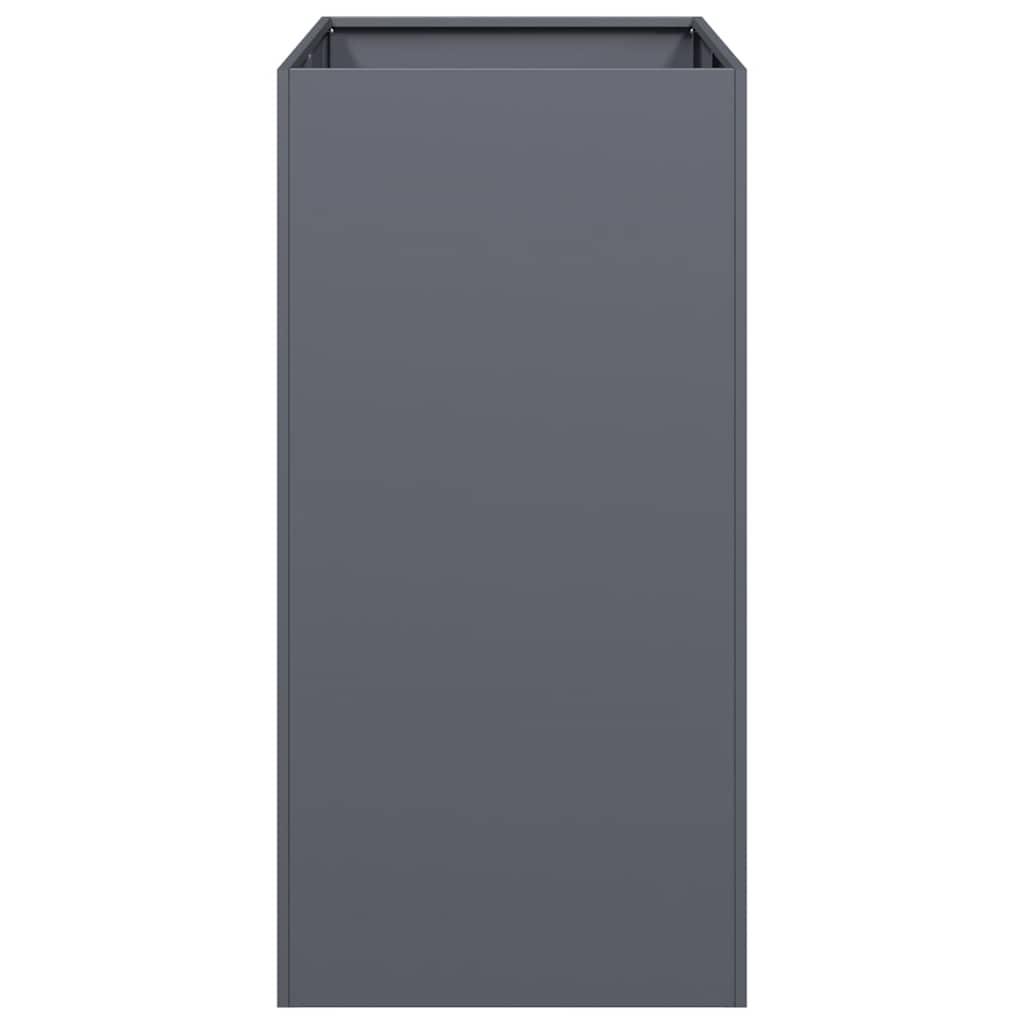 plantekasse 40x80x80 cm stål antracitgrå