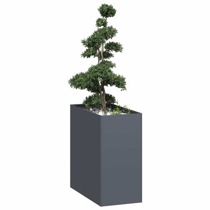 plantekasse 40x80x80 cm stål antracitgrå