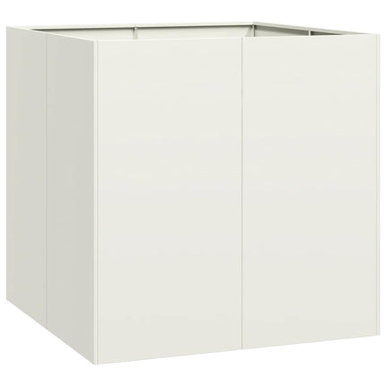 plantekasse 80x80x80 cm stål hvid