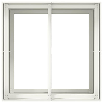 plantekasse 80x80x80 cm stål hvid